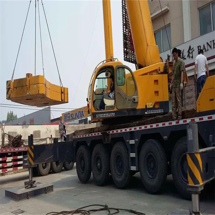 徐州当地吊车出租|机器吊装|75吨|工厂搬迁服务